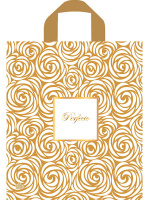 Пакет петлевая ручка 350х310х0,095 Перфекто Роузи ПВД /25/300