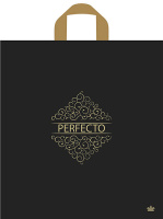 Пакет петлевая ручка 420х460х0,095 Перфекто Матовый шик  ПВД /25/300