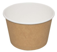 Контейнер бумажный под суп,десерт,салат 500млм Д=116 Крафт 50/500