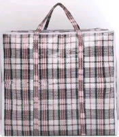 Сумки полипропиленовые 40+20x36+20 ПП с молнией клетка  Шер (Артпласт)/12