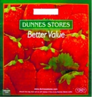Пакет вырубная ручка 450х450х0,065 Клубника крупная Артпласт 50/400