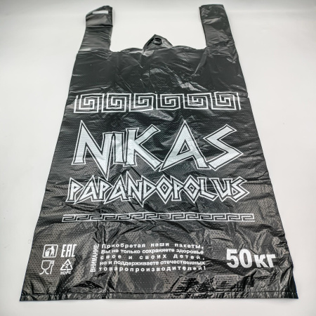 Майка 30+16х55=30  черный Nikas SStrong 100 шт в упак /1500 