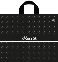 Пакет петлевая ручка 340x400x0,070 Горошек классик ПВД /50/300