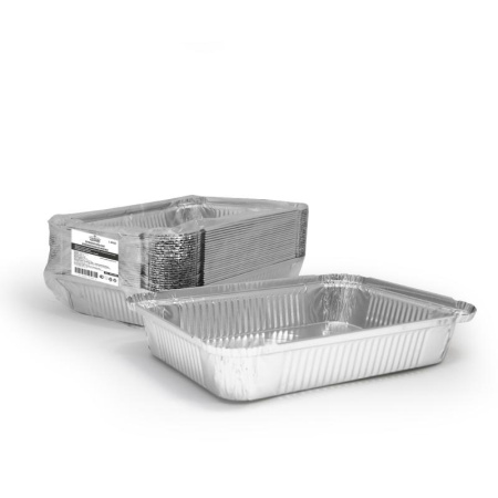 Алюм. формы   1040 мл Прямоугольная форма  L-край    25 шт. в уп  400шт 