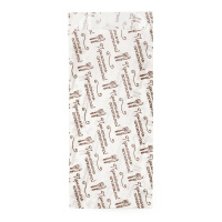 Пакет бумажный 220*90*40 под шаурму с рисунком ПРИЯТНОГО АППЕТИТА белый Aviora 25*100/2500