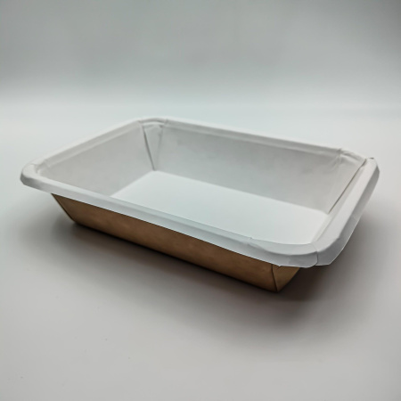 Салатник ECO SealPack 500 мл крафт 139*187*89 крышка отдельно/137х42 /800