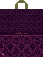 Пакет петлевая ручка 420х460х0,095 Перфекто Бразилин ПВД /25/300