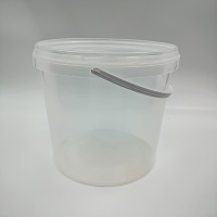 Ведро пищевое 3,5л с крышкой прозрачное /120