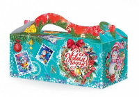 Новогодние открытки 500гр размер  230х100х150 мм /250