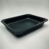 Контейнер под запайку А227-850мл (227х178х35) черный Алькор / 420