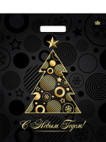 Пакет вырубная ручка 450х380х0,060 ламин Акцент /50/500