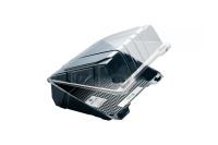 Контейнер с крышкой ДК-19/12 ПЭТ размер 190*120*60 мм двухцветный   Упакс-Юнити /300