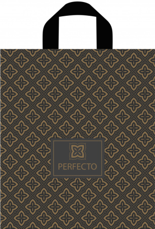 Пакет петлевая ручка 350х310х0,095 Перфекто Империал ПВД /25/300