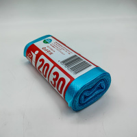 Мешки д/мусора 20л/30шт.5мкм синие ПластОпт /100    