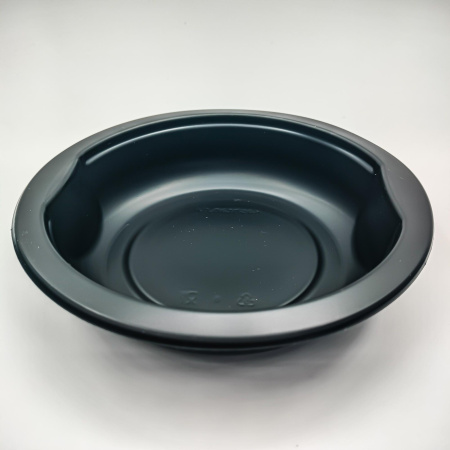 Контейнер под запайку круглый черный УК-105 Б 320мл /560