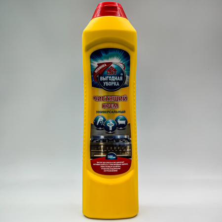 Чистящий крем универс. (жир, извест. налет и загрезнения) Выгодная Уборка 500мл /20