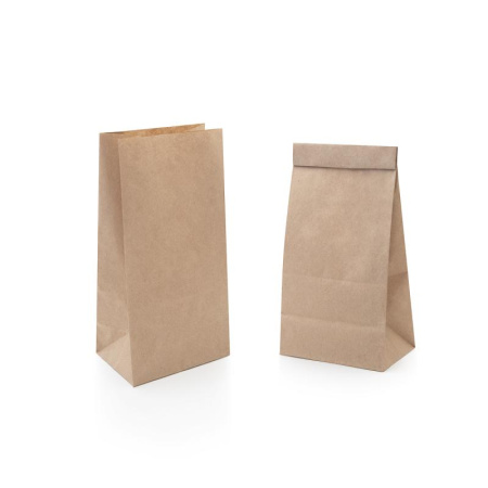 Крафт-пакет "на вынос" А  120*80*240мм  прямоугольное дно /1000 