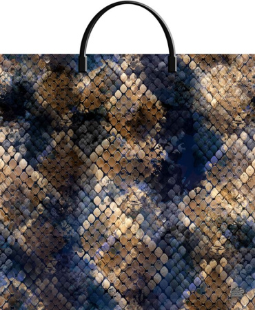 Пакет-сумка пласт ручка 350х360х0,085 Питон ПВД /10/100