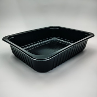 Контейнер под запайку А227-1400мл (227х178х50) черный Алькор / 390