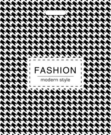 Пакет вырубная ручка 600х500х0,100 Шанель Биг ПВД /25/200