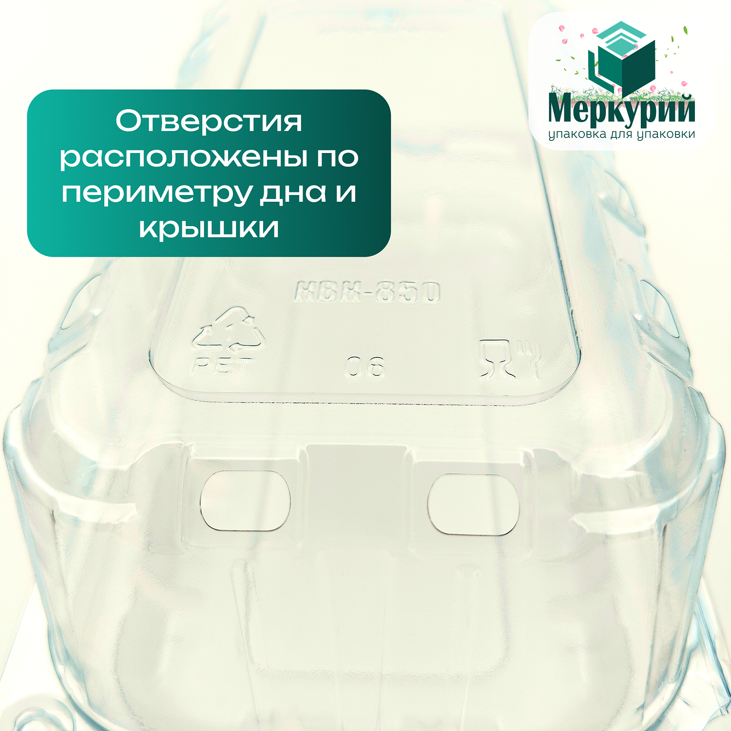 Новая упаковка для ягод, фруктов и овощей