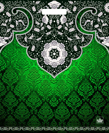 Пакет вырубная ручка 450х380х0,060 Восточные сказки ПВД /50/500