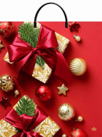 Пакет-сумка пласт ручка 440х400х0,100 Идеал ПВД /10/100