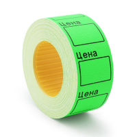 Этикет-лента METO 29*28 500эт. цена зеленая, AVIORA /10 /160
