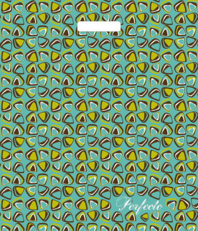 Пакет вырубная ручка 420х480х0,090 Перфекто Шингл ПВД /25/400