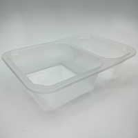 Контейнер под запайку А187-45мм 2С 30х70 (187х137х45) прозрачный РЕ Алькор / 572