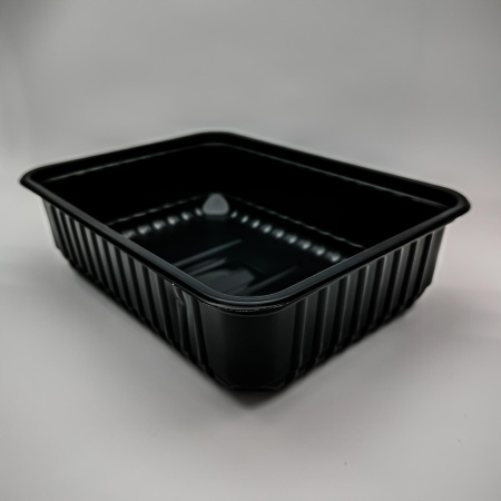 Контейнер 750 мл (179*132*44) чёрный Алькор /500