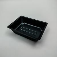 Соусник черный пр/уг КД-010 (82*62*19мм)/3456