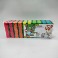 Губки д/посуды ЭКОДОМ Миди  10шт/40