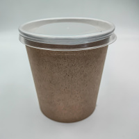 Супница 500мл  крафт с полипропилен. крышкой ,картон 45/540