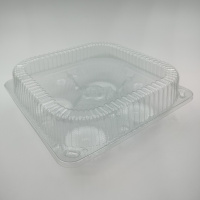 Контейнер для капкейков 4-х секц. ПР-К-2С 186*186*65/380