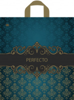 Пакет петлевая ручка 420х460х0,095 Перфекто Версаль ПВД /25/300