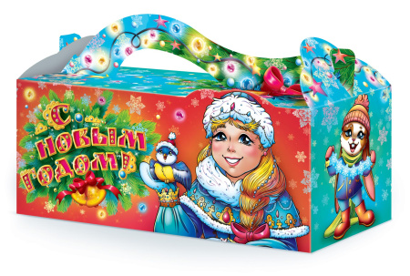 Снегурочка 500гр размер  230х100х145 мм /250