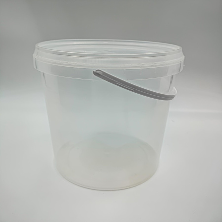 Ведро пищевое 3,5л с крышкой прозрачное /120