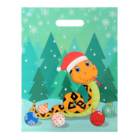 Пакет вырубная ручка 400х310х0,060 ламин Символ мудрости /50/500