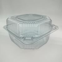 Контейнер с крышкой К-11 Кр(В) ПЭТ размер 110*110*70 мм   Упакс-Юнити (Аналог РК-11) /600 