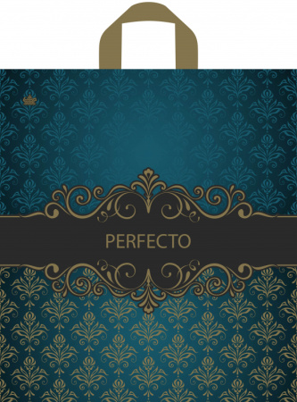 Пакет петлевая ручка 420х460х0,095 Перфекто Версаль ПВД /25/300