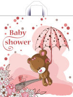 Пакет петлевая ручка 400x360x0,037 Мой медвежонок ПНД /50/300