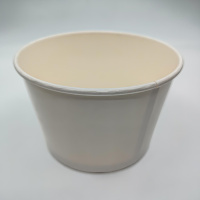 Контейнер бумажный под суп,десерт,салат 500млм Д=116 Белые 50/500