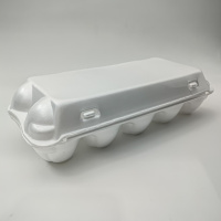 Упаковка для яиц UE цвет белый 100шт в упаковке/10