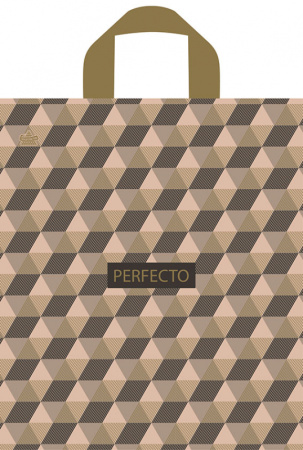 Пакет петлевая ручка 350х310х0,095 Перфекто Иллюзия  ПВД /25/300