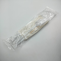 Набор 5в1 (вилка,ложка,нож белые 165мм,зубочистка,салфетка белая 24*24 1сл)/500