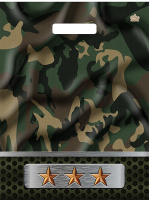 Пакет вырубная ручка 400х310х0,060 Камуфляж ПВД /50/500