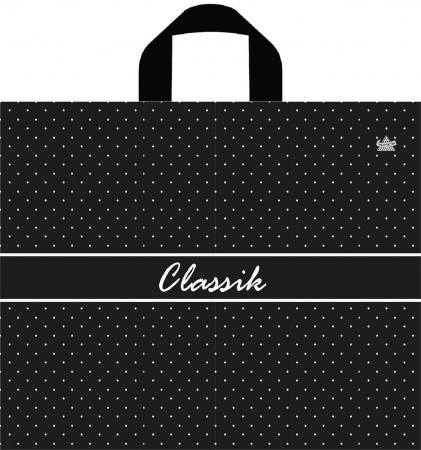 Пакет петлевая ручка 340x400x0,070 Горошек классик ПВД /50/300