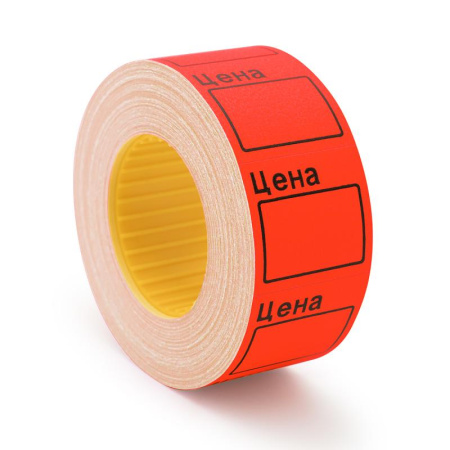 Этикет-лента METO 29*28 500эт. цена красная, AVIORA /10 /160