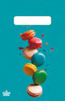 Пакет вырубная ручка 300х200х0,030 Печеньки Макарон ПВД /100/3000